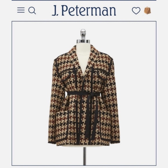 Houndstooth shawl jacket - Picture 1 of 6